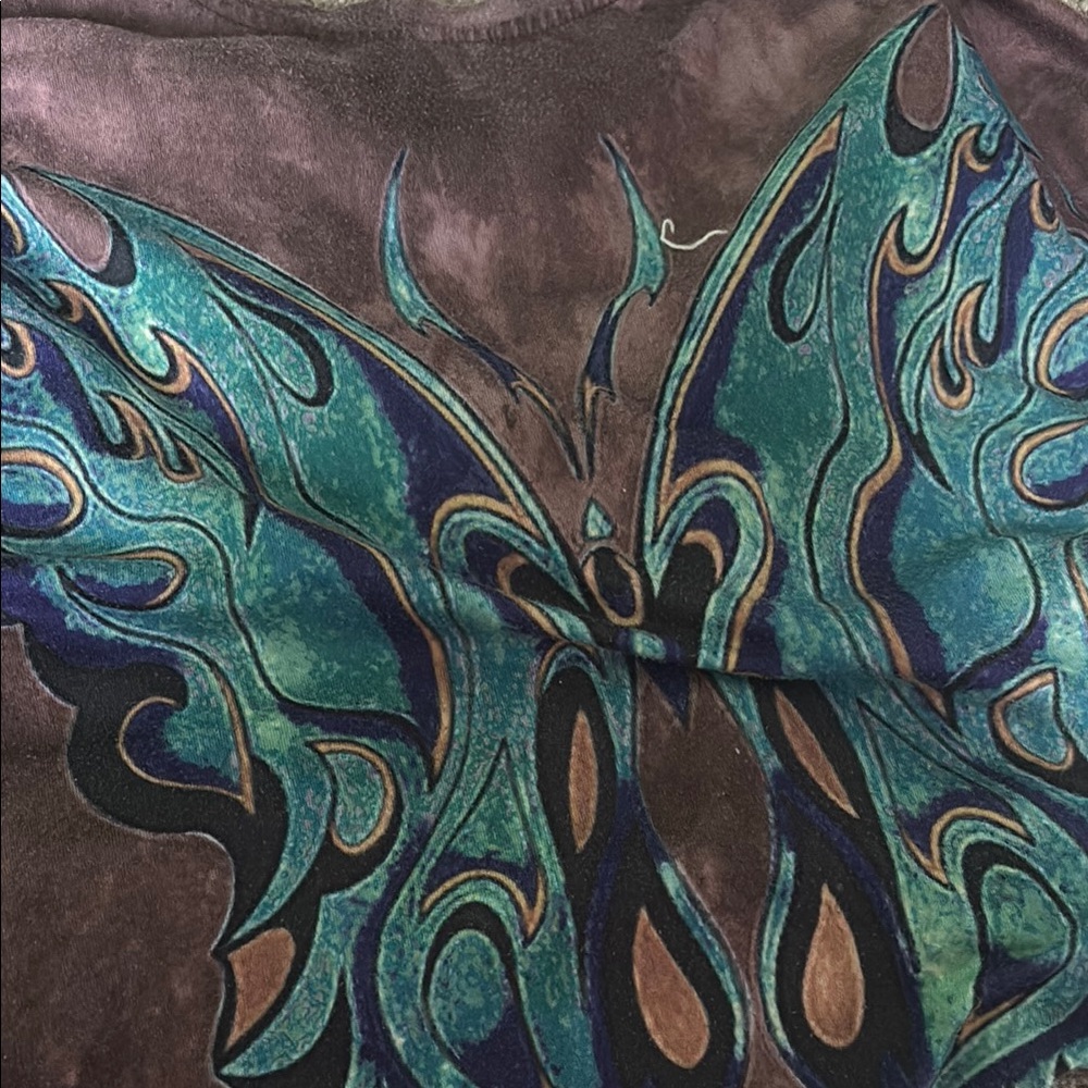 Colorful Butterfly Graphic Tee